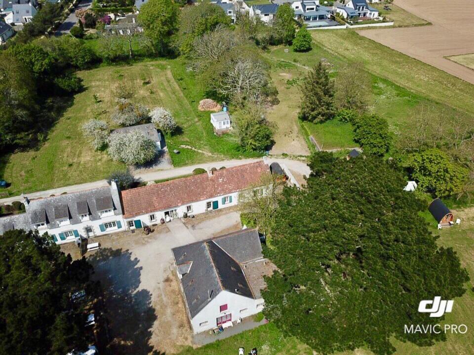 Les Logis De Kerdrien Pensionat Guidel-Plage Eksteriør billede